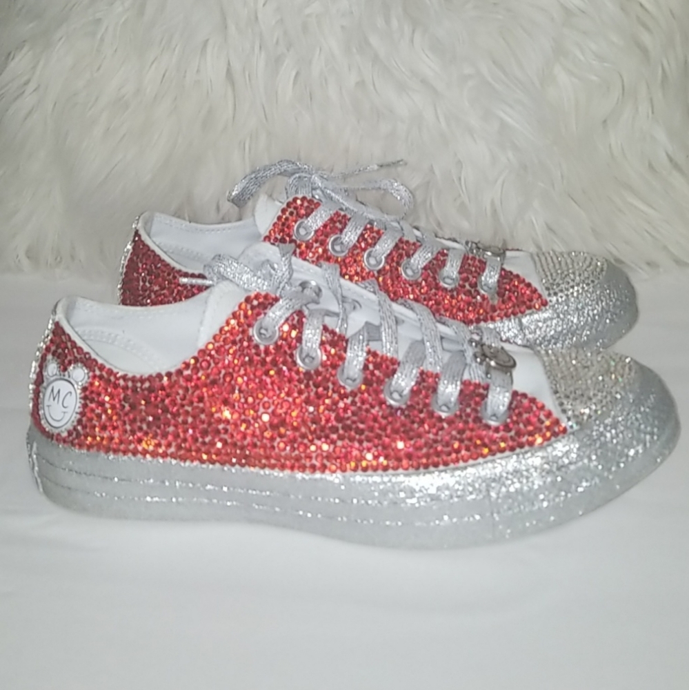 HandCrafted Mickey Mouse Converse(or best offer)